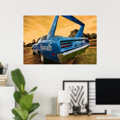 Plymouth Superbird 1970 Poster (Thuiskantoor)