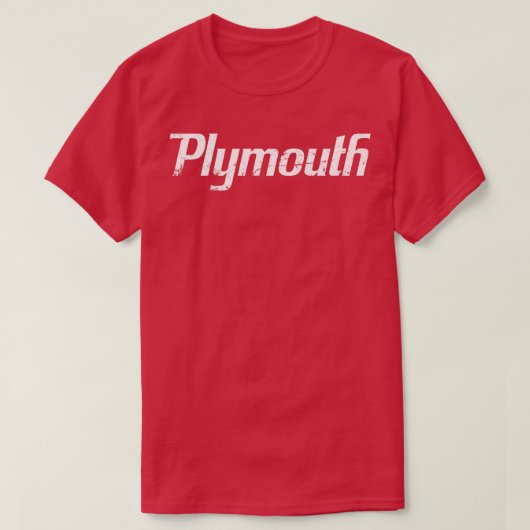 Plymouth T-shirt (Design voorkant)