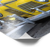 Plymouth Taxi uit de jaren '40 Foto Afdruk (Hoek)