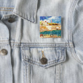 Plymouth Vierkante Button 5,1 Cm (In situ)