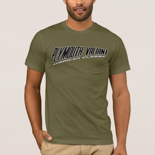 Plymouth-virtueel - gepantserd design Amerikaanse  T-shirt (Voorkant)