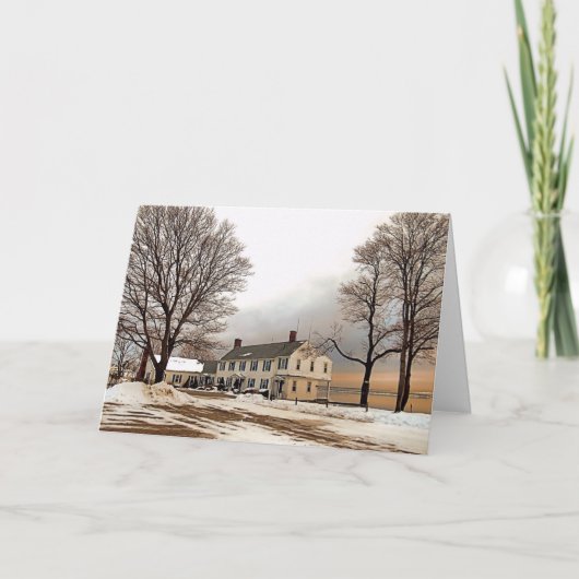 Plymouth Yacht Club - Kerstmis Kaart (Voorkant)