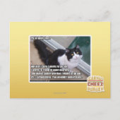 Plz aan open deur briefkaart (Voorkant)