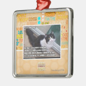 Plz aan open deur metalen ornament (Links)