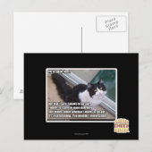 Plz om de deur te openen briefkaart (Voorkant / Achterkant)