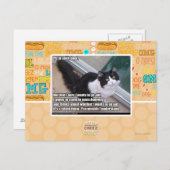 Plz om de deur te openen briefkaart (Voorkant / Achterkant)