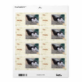 Plz om de deur te openen etiket (Full Sheet)