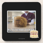 Plz remoov onze hand drankjes onderzetter (Voorkant)