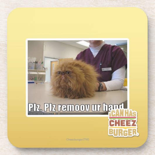 Plz remoov onze hand drankjes onderzetter (Voorkant)