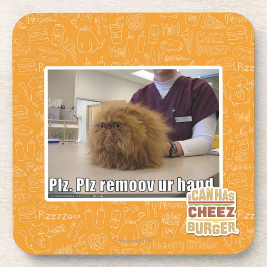 Plz remoov onze hand drankjes onderzetter (Voorkant)