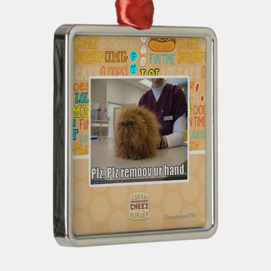 Plz remoov ur hand metalen ornament (Rechts)