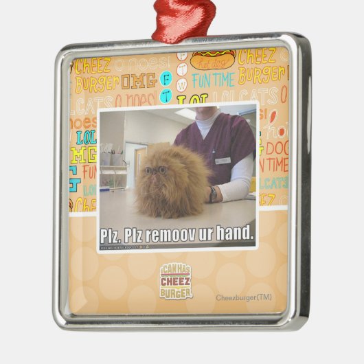 Plz remoov ur hand metalen ornament (Links)