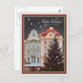 Plzen - Kerstboom (RG) Feestdagenkaart (Voorkant / Achterkant)