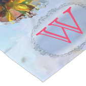 PM0001 van de bloemen van Monogram Love Lange Tafelloper (Hoek)