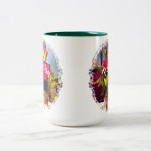 PM0001 van de Liefde Tweekleurige Koffiemok (Center)