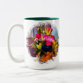 PM0001 van de Liefde Tweekleurige Koffiemok (Links)