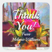 PM0001 van de Liefde Vierkante Sticker (Voorkant)