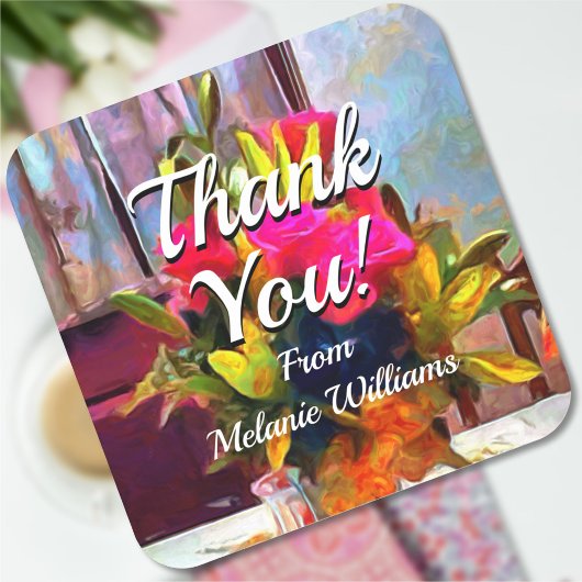 PM0001 van de Liefde Vierkante Sticker