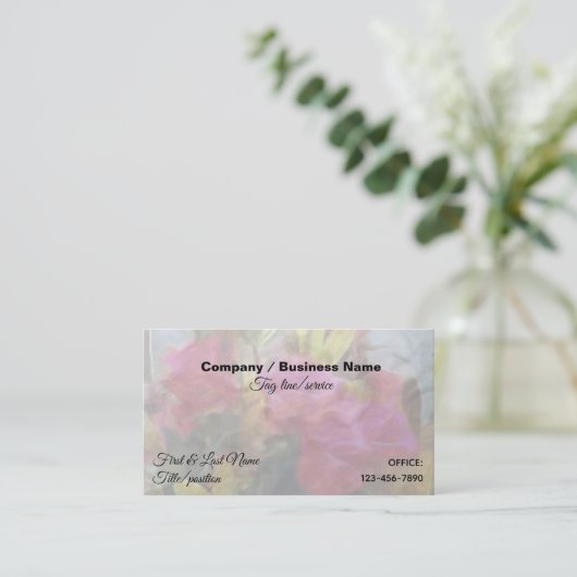 PM0001 van de Liefde Visitekaartje (Staand voorkant)