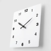 PM Clock - Eenvoudig Vierkante Klok (Hoek)