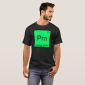 Pm - Perpetual Motion Chemistry Element Symbol T-s T-shirt (Voorkant volledig)