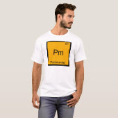 Pm - Pyromaniac Grappig Chemie Element Symbool T-s T-shirt (Voorkant volledig)