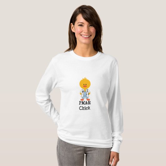 PM&R Chick Long-hoes T-shirt (Voorkant volledig)