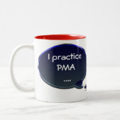 PMA-Mok Tweekleurige Koffiemok (Links)