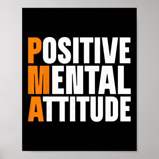 Pma Positieve Mentale Attitude _1 Poster (Voorkant)
