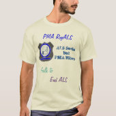 PMA RoyALS loopt om ALS te beëindigen T-shirt (Voorkant)