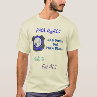 PMA RoyALS loopt om ALS te beëindigen T-shirt