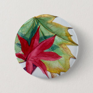 PMACarlson Autumn Leaf Pin II Ronde Button 5,7 Cm