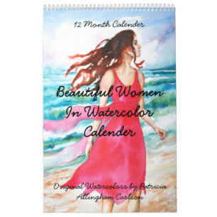 PMACarlson Beauful Women in Waterverf Calender Kalender