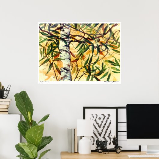 PMACarlson "Black Capped Chickadee"-Poster Poster (Thuiskantoor)