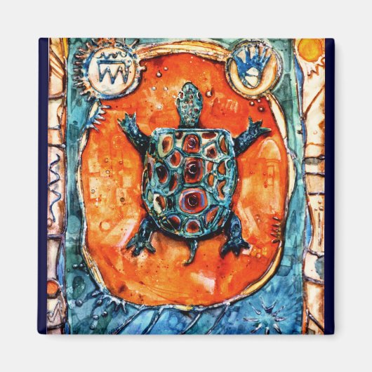 PMACarlson Brother Turtle Magnet (Voorkant)