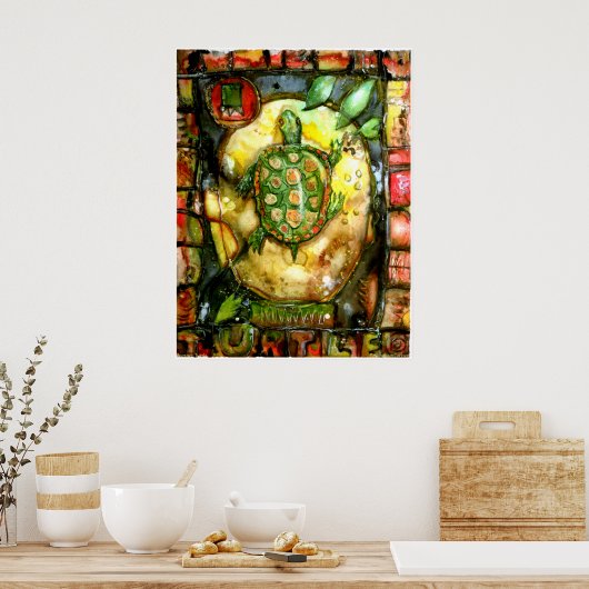 PMACarlson Brother Turtle Poster (Keuken)