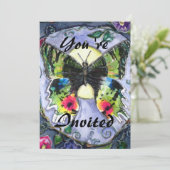 PMACarlson Butterfly Uitnodiging (Staand voorkant)