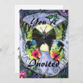PMACarlson Butterfly Uitnodiging (Voorkant / Achterkant)