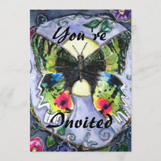 PMACarlson Butterfly Uitnodiging