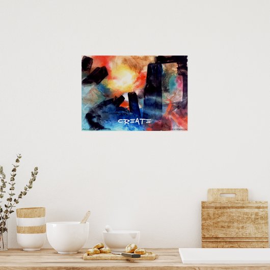 PMACarlson Creëer Poster (Keuken)