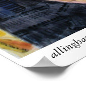 PMACarlson "De muzikant" Poster (Hoek)