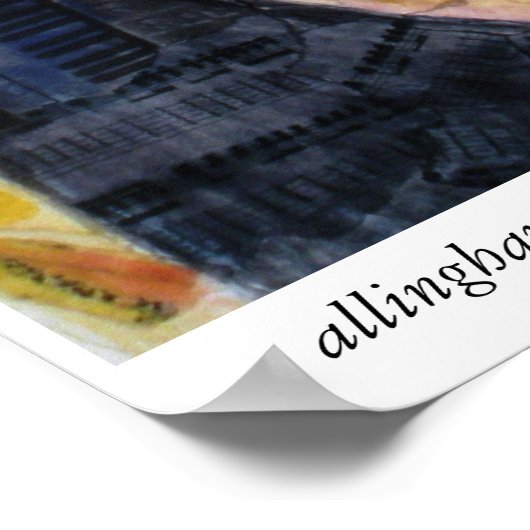 PMACarlson "De muzikant" Poster (Hoek)