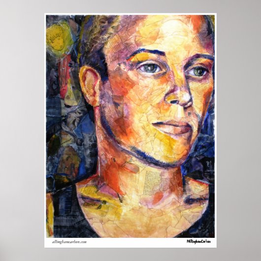 PMACarlson "De muzikant" Poster (Voorkant)