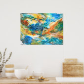 PMACarlson December Koi II Poster (Keuken)