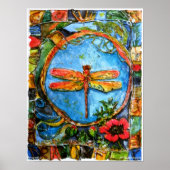 PMACarlson Dragonfly alle Poster (Voorkant)