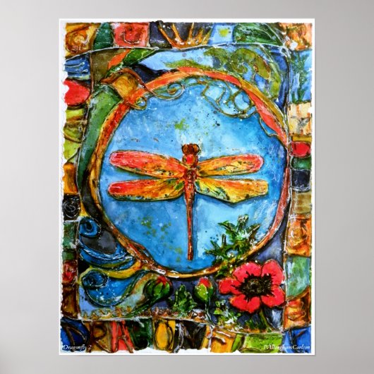 PMACarlson Dragonfly alle Poster (Voorkant)