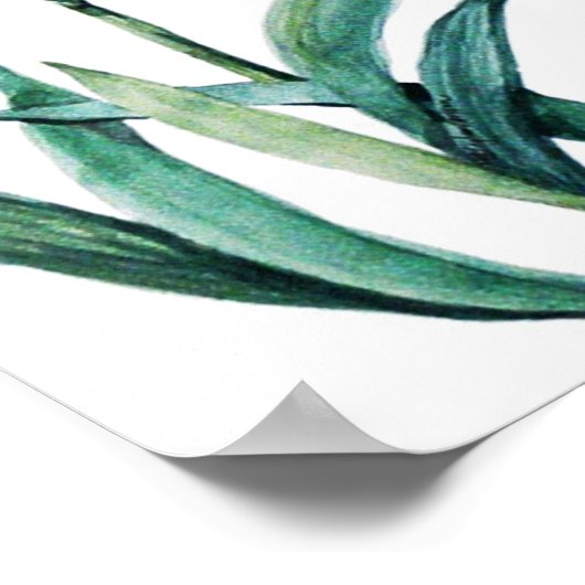 PMACarlson Elegant Iris Poster (Hoek)