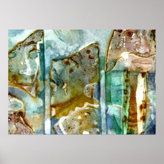 PMACarlson Faces II Poster (Voorkant)