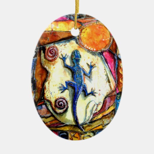 PMACarlson Gecko Ornament (Voorkant)