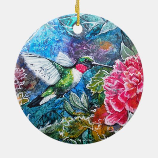 PMACarlson Hummingbird Ornament (Achterkant)